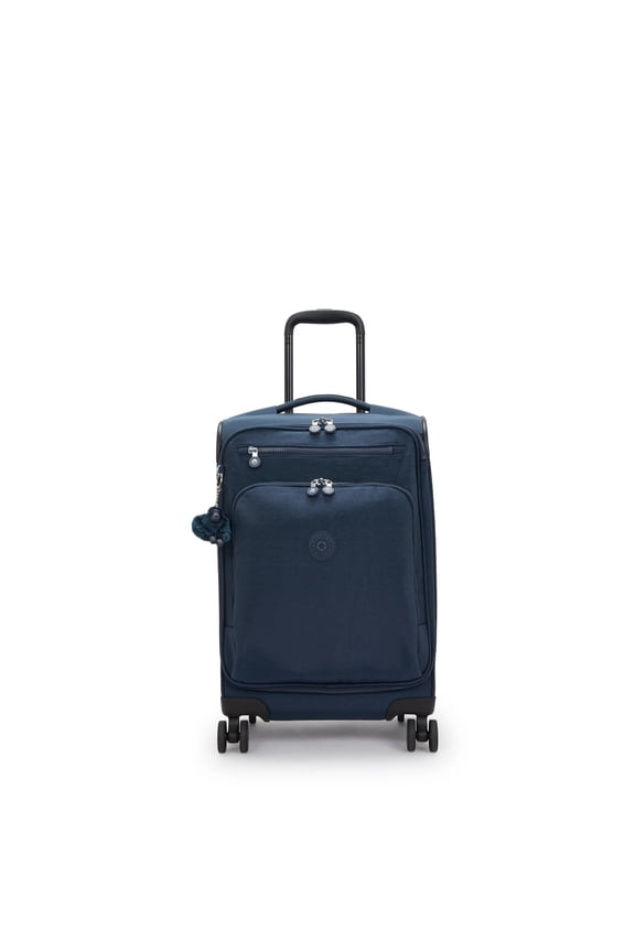 Youri Spin Small 4 Wheeled Rolling Luggage Blue Bleu 2