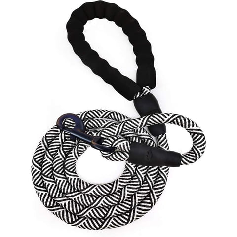 Kiplyki 1.5mx12mm Durable Rope Slip Collar Dog Lead- Handle Pet Training Leash