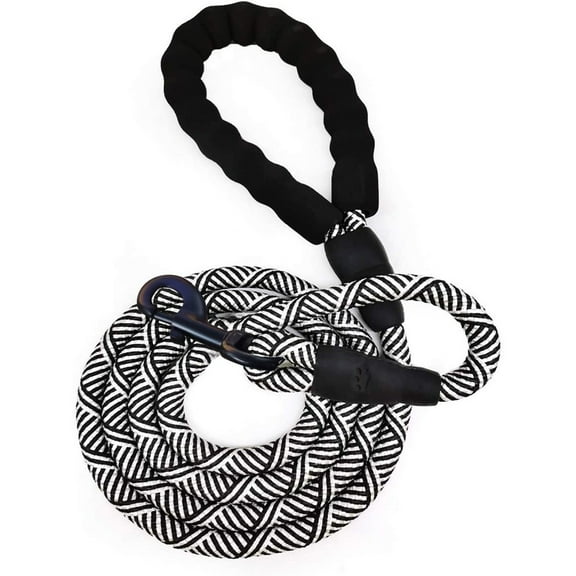 Kiplyki 1.5mx12mm Durable Rope Slip Collar Dog Lead- Handle Pet Training Leash