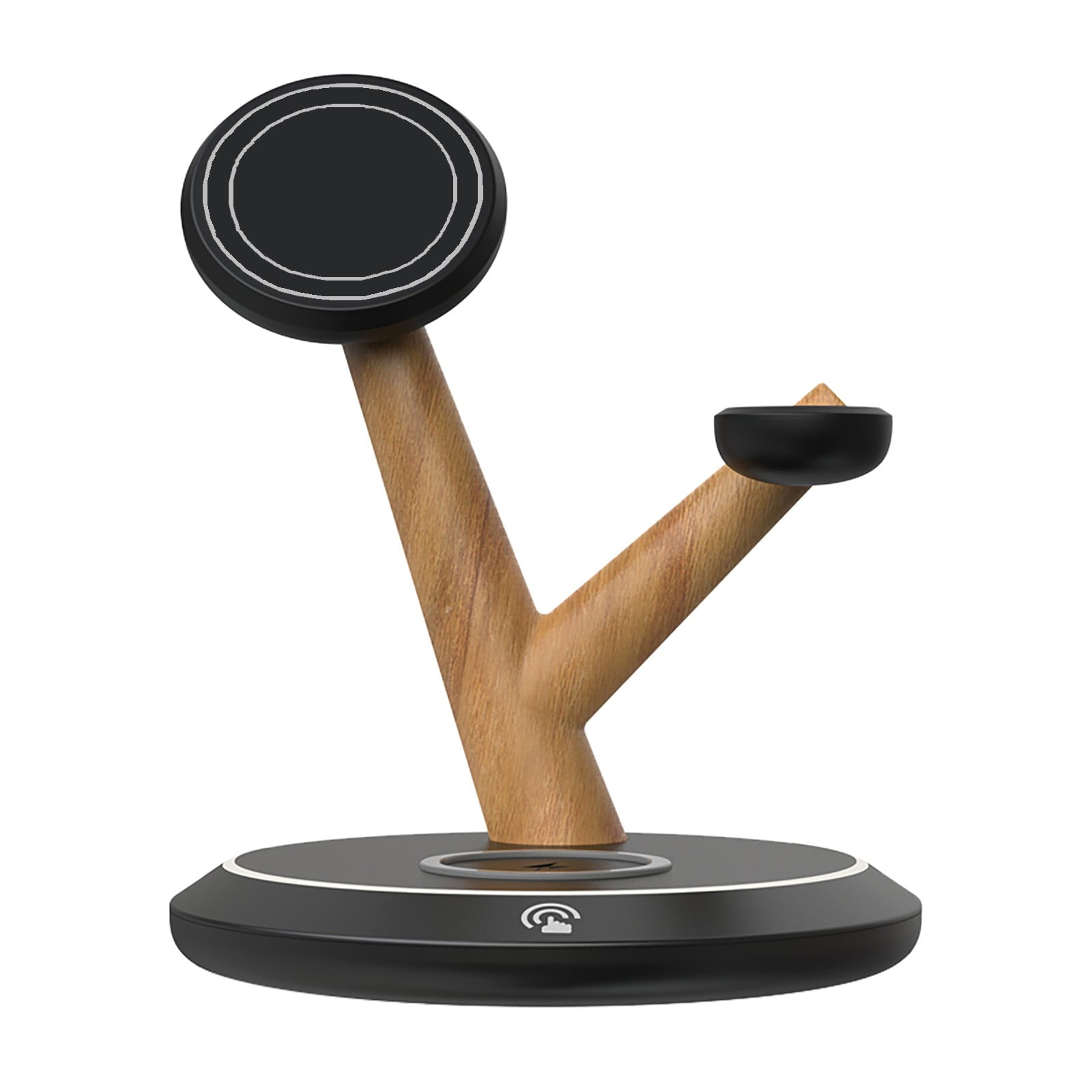 Kiplyki 15W Magnetic Three-in-one Tree Wireless Charger Is Suitable For Various Models Of Mobile Phones, Headsets, Smart Watches, Fast Mobile Phone Chargers