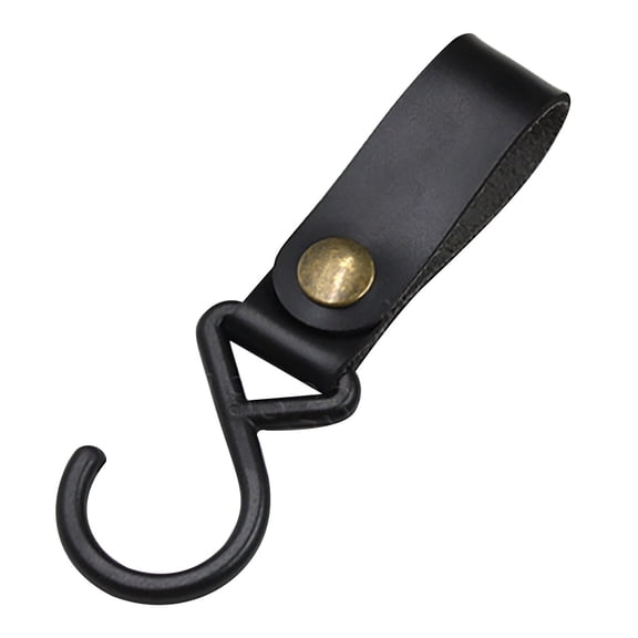 Kiplyki 1PCS Outdoor Camping Leather Hook S Type Kitchenware Finishing Hook