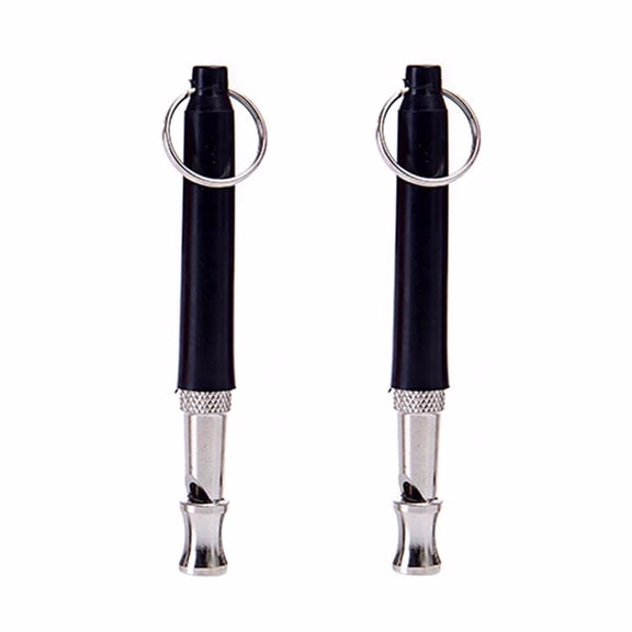Kiplyki 2 Pcs Dog Whistle Professional Dog Stop Barking, Adjustable