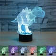 thumbnail image 1 of Kiplyki 3D Dinosaur Children Night Lamp Led Colors Changing Lighting Decoration Creative Gift Lamp Bedside Lamp Table Lamp, 1 of 9