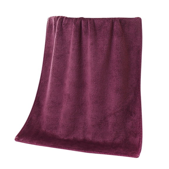 Kiplyki Absorbent Superfine Bath Towel Polyester, Watermelon Red
