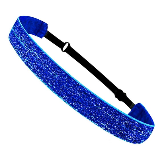 Kiplyki Adjustable Non Slip Head Hair Glitter Cute Elastic Headwear Sport Yoga Headband