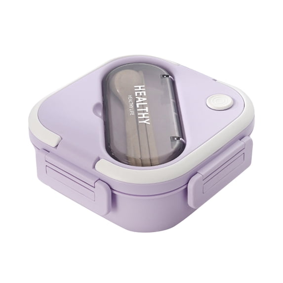 Kiplyki Adult Meal Prep Lunch Box 1300ml, Leakproof Bento Box with Utensils, Microwave Safe Reusable Food Container, Portable Office Work Snack Container, Airtight Compartment Tiffan for Men Women