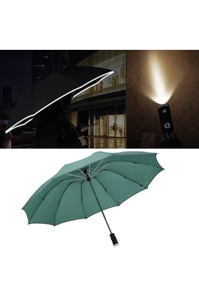 Kiplyki Automatic Umbrella Reverse Folding Business Umbrella With Reflective Strips