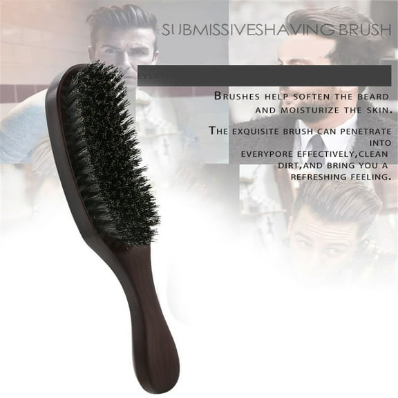 Kiplyki Bristle Wave Brush Curl Hair Hair Hair Hair Comb Solid Wood Shun Hair Comb Bear