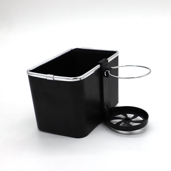 Kiplyki Car Armrest Storage Box, Car Seat Organizer Foldable Multifunctional Side Organizer For Water Cup, Paper Towels And Mobile Phones