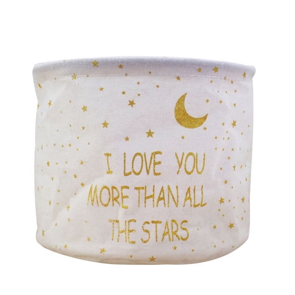 Kiplyki Cartoon Fabric Waterproof Foldable Cosmetic Desktop Storage Basket