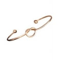 thumbnail image 1 of Kiplyki Chic Fashion Simple Knot Bangle Cuff Opening Bracelet Copper Casting Jewelry GD, 1 of 1