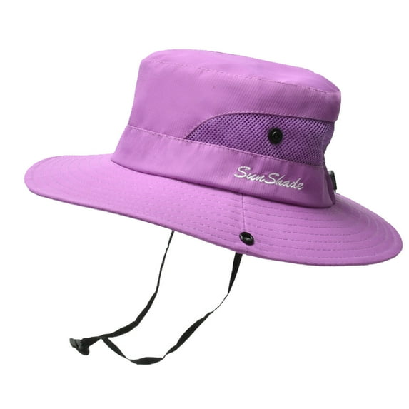 Kiplyki Child Solid Sunshade Hat Fisherman's Hat Basin Hat Outdoor Bucket Hat