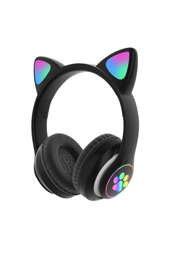 Kiplyki Child's Wireless Over Ear Headphones, Black