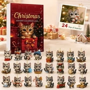 Kiplyki Christmas Advent Calendar 2026, 24 Days Countdown with 2D Pendants, Festive Holiday Decoration for Home Party, Interactive Xmas Gift for Family