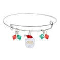thumbnail image 1 of Kiplyki Christmas Bracelet Alloy Christmas Tree Drop Oil Pendant Christmas Bracelet, 1 of 1