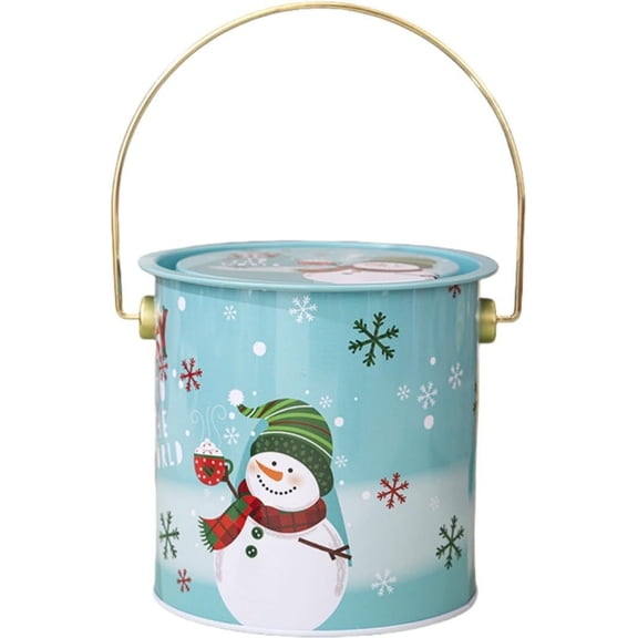 Kiplyki Christmas Vintage Cookies Jar Airtight Counter Cookie Container for Kitchen Counter Cookies Tin with Lids for Gift Giving Large Capacity