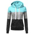 thumbnail image 1 of Kiplyki Clearance Fall Hoodies for Women Sweatshirt Patchwork Ladies Blouse Pullove, 1 of 4