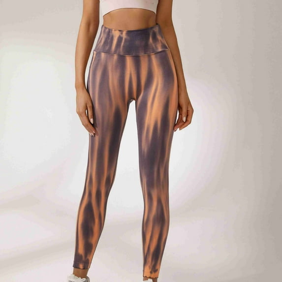 Kiplyki Clearance Trendy Pants for Women Workout Print Leggings Fitness Sport Gym Yoga Athletic Pants