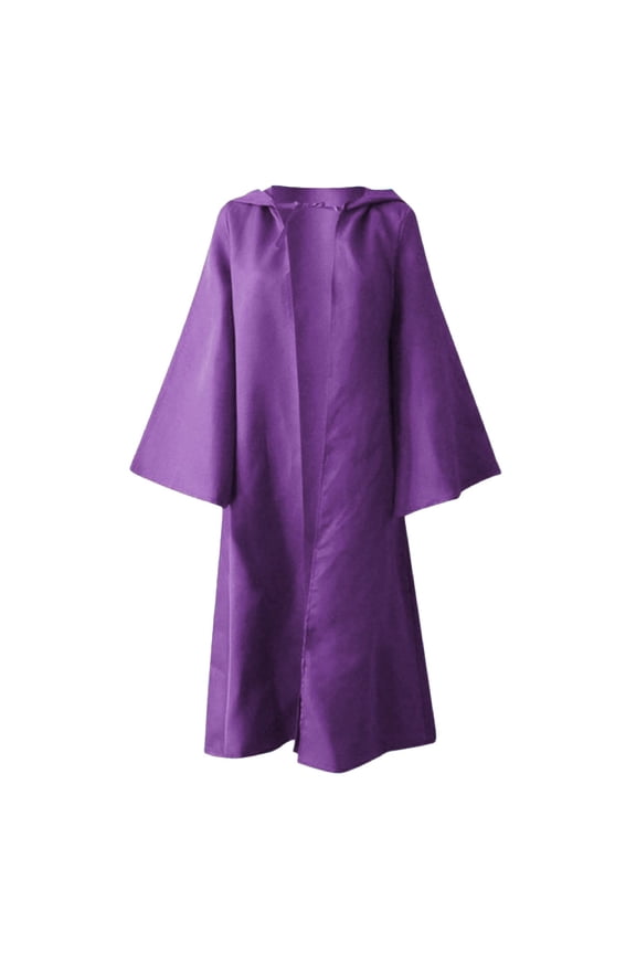 Kiplyki Clothes Women and Men's Vintage Solid Hooded Bandage Cloak Outwear Coat