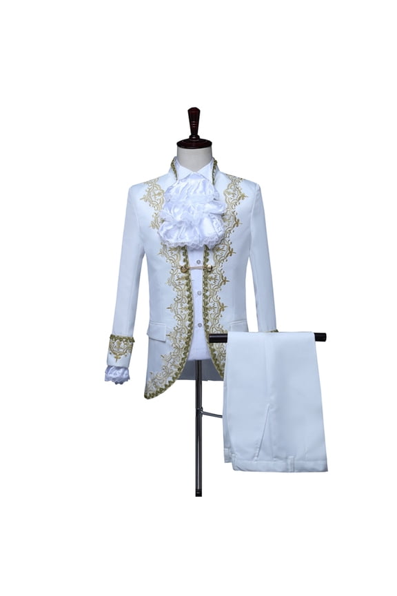 Clothes Men's European Style Court Costumes Uniforms Performances Coat