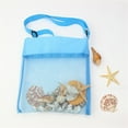 thumbnail image 1 of Kiplyki Color Children's Beach Bag Toy Storage Mesh Bag Small Messenger Bag, 1 of 3