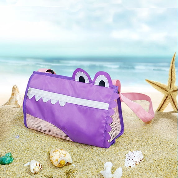 Kiplyki Color Children's Beach Bag Toy Storage Mesh Bag Small Messenger Bag