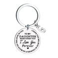 thumbnail image 1 of Kiplyki Creative DIY To My Daughter Stainless Steel Last Name 26 Letter Keychain 2.5cm, 1 of 1