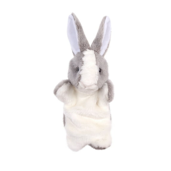 Kiplyki Cute Cartoon Animal Doll Kids Glove Hand Puppet Rabbit-Shape Plush Bunny Finger Toys