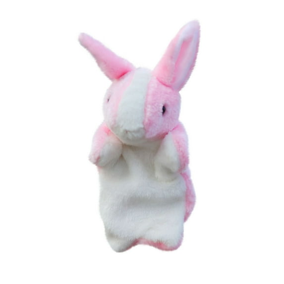 Kiplyki Cute Cartoon Animal Doll Kids Glove Hand Puppet Rabbit-Shape Plush Bunny Finger Toys