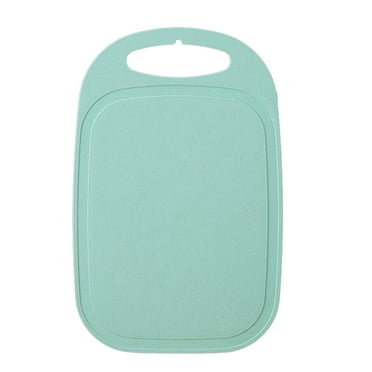 Kiplyki Cutting Board Reversible Easy Grip Handle Grooves Dishwasher Safe Kitchen Chopping Boards Meat Veggies Black