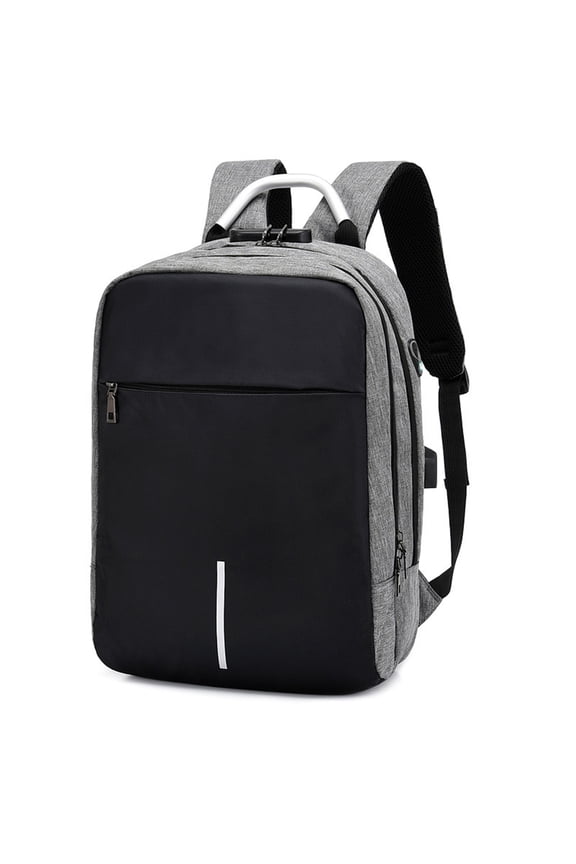 Cyber Business Backpack, Bag For Travel Flight Fits 15.6 Inch Laptop With USB Charging Port