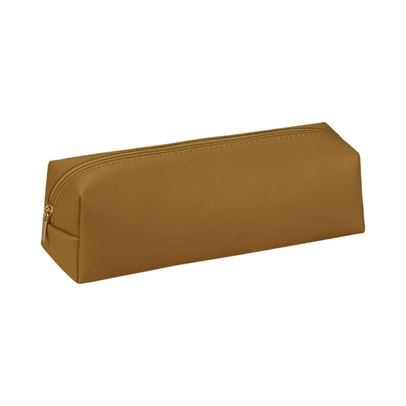 Kiplyki Cyber Pencil Case Pencil Pouch Black Pencil Bag Leather Pen Case Small Zipper Pouch For Pencils, Pens, Markers, Makeups, Change, Coins