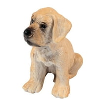 Kiplyki Dog Statue Plastic Puppy Doll Hand-painted Simulation Dog Animal Exquisite Gift