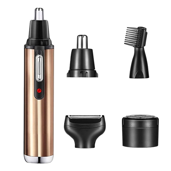 Kiplyki Electric Nose Trimmer Four-In-One Men's Razor USB Rechargeable Shaver Electric Eyebrow Trimmer Nose Hair Trimmer