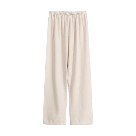 Kiplyki Fall Home Trends Women's Pajama Casual Brushed Homewear Pants Nightwear Long Plaid Pajamas Trousers