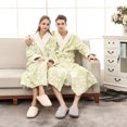 thumbnail image 1 of Kiplyki Fall Home Trends Women's Pajama Unisex Winter Lengthened Coralline Plush Shawl Bathrobe Long Sleeved Robe Coat, 1 of 8