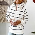 thumbnail image 1 of Kiplyki Fall Hoodies for Women Pocket Crop Workout Long Sleeve Turtleneck Hooded Blouse Tops, 1 of 7