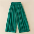 thumbnail image 1 of Kiplyki Fall Ladies Pants Women High Waist Cotton Linen Bloomers Loose Wide Leg Pants Pants, 1 of 7