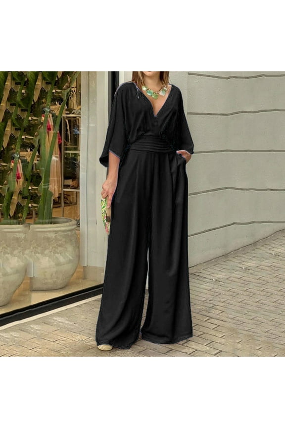 Fall Ladies Pants Women's Scoop Neck Sleeveless Short Jumpsuit Rompers With Pockets