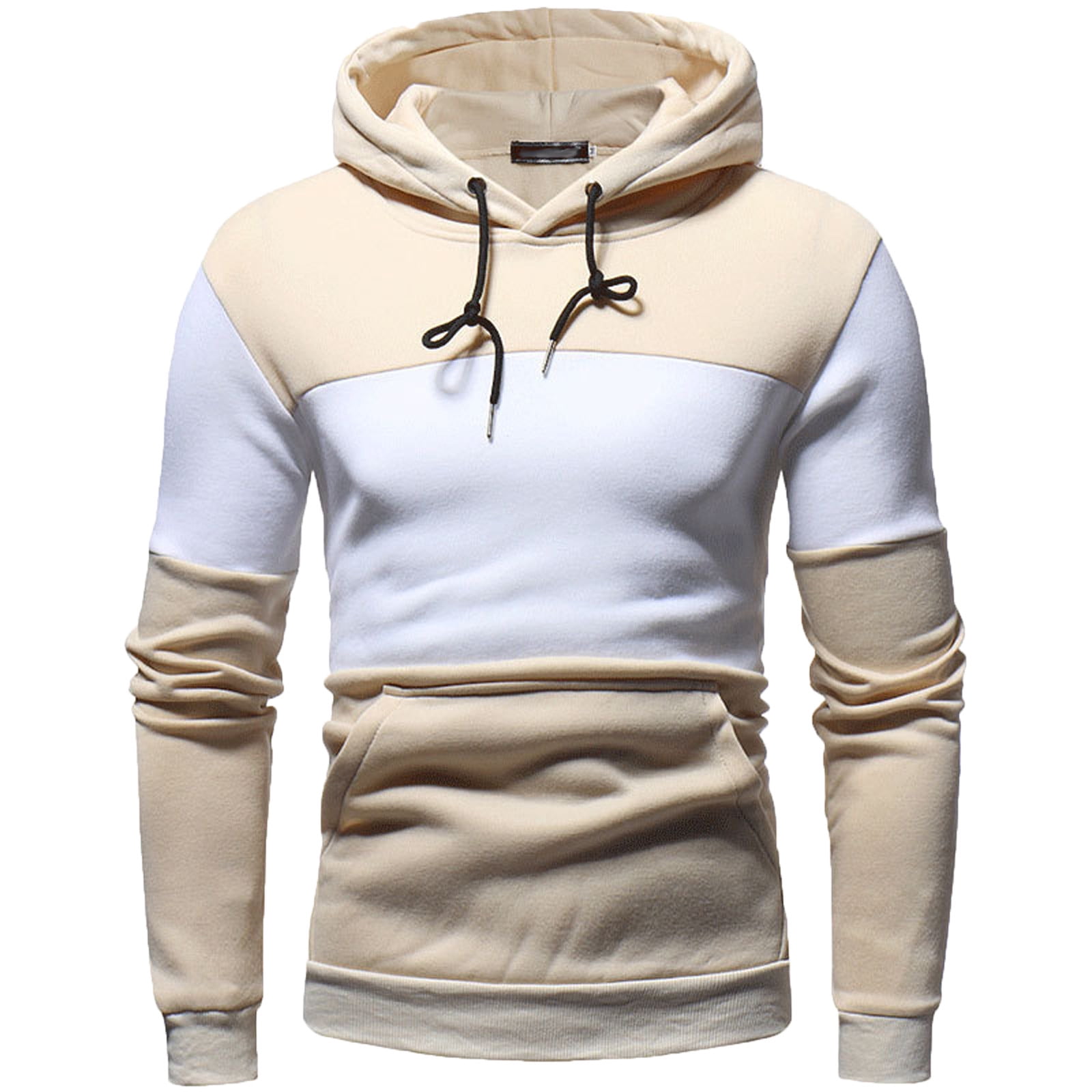 Kiplyki Fall Men's Hoodies Clearance Winter Stitching Outdoor Sports