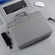 Kiplyki Fashion Casual Laptop Bag 15-16 Inch, Waterproof Polyester Business Briefcase with Shockproof Layer, Large Storage for Office Travel, Lightweight Computer Messenger Bag for Men & Women