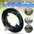 thumbnail image 1 of Kiplyki Father's Day 26FT Outdoor Mist Coolant System Water Sprinkler Garden Patio Spray Kits, 1 of 5