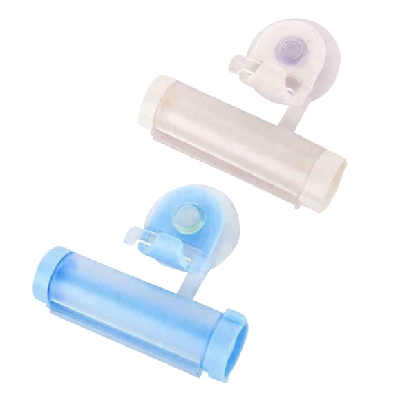 Kiplyki Father's Day 2PCS Rolling Toothpaste Dispenser Tube Squeezer Sucker Holder Hanger Gadget Tool