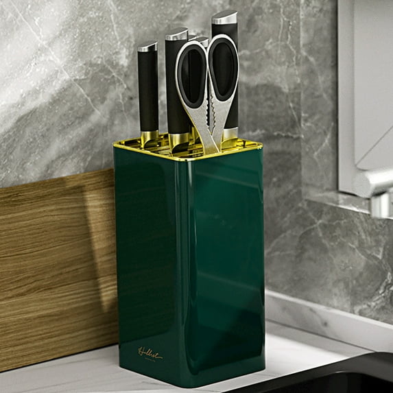 Kiplyki Flash Deals Knife Holder Household Knife Holder Kitchen Knife Shelf Kitchen Utensil Shelving Space Sa-ver Knife Storage With Scissors Slot