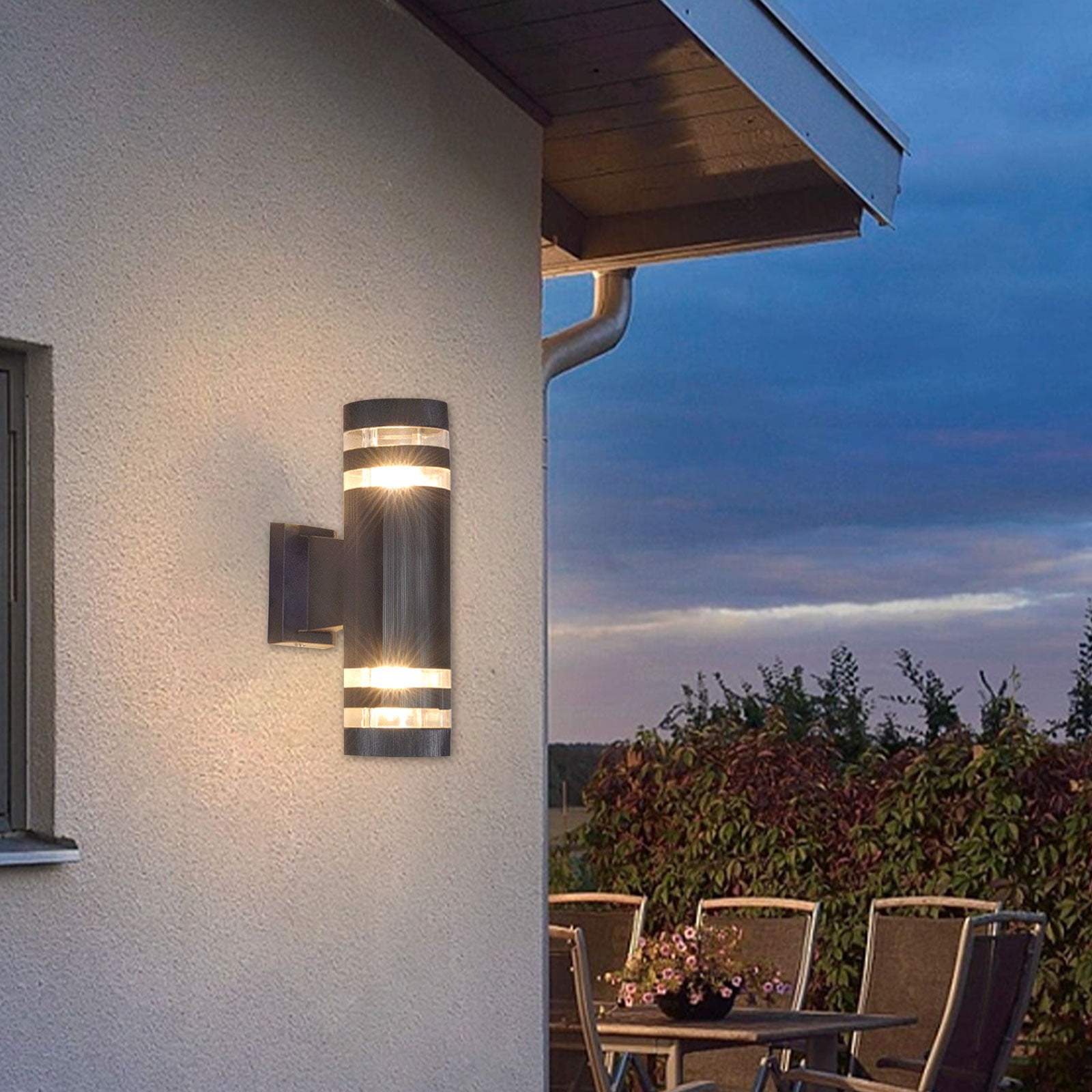 Kiplyki Flash Outdoor Wall Light Outdoor Fixture Wall Mount Modern Outdoor Wall Porch Light Engineering Plastic Outdoor Wall Light Outdoor Fixture Wall Mount D