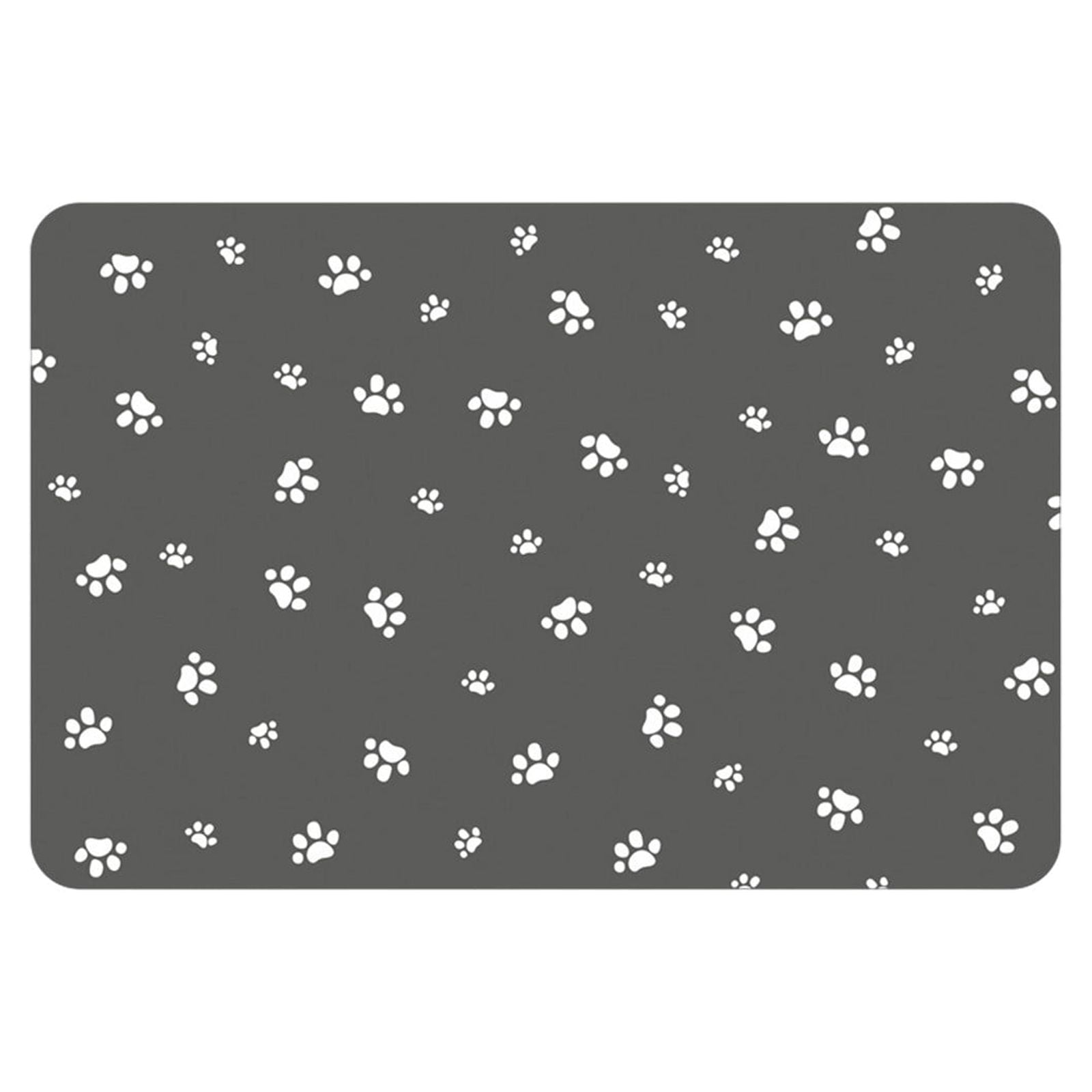 Kiplyki Flash Deals Pet Feeding Mat Absorbent Dog Food Mat No Stains