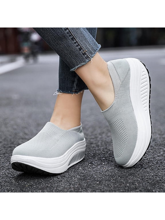 Flash Summer Plus Size Casual Mesh Breathable Women's Sports Shoes