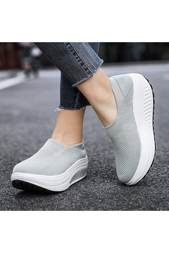 Flash Summer Plus Size Casual Mesh Breathable Women's Sports Shoes