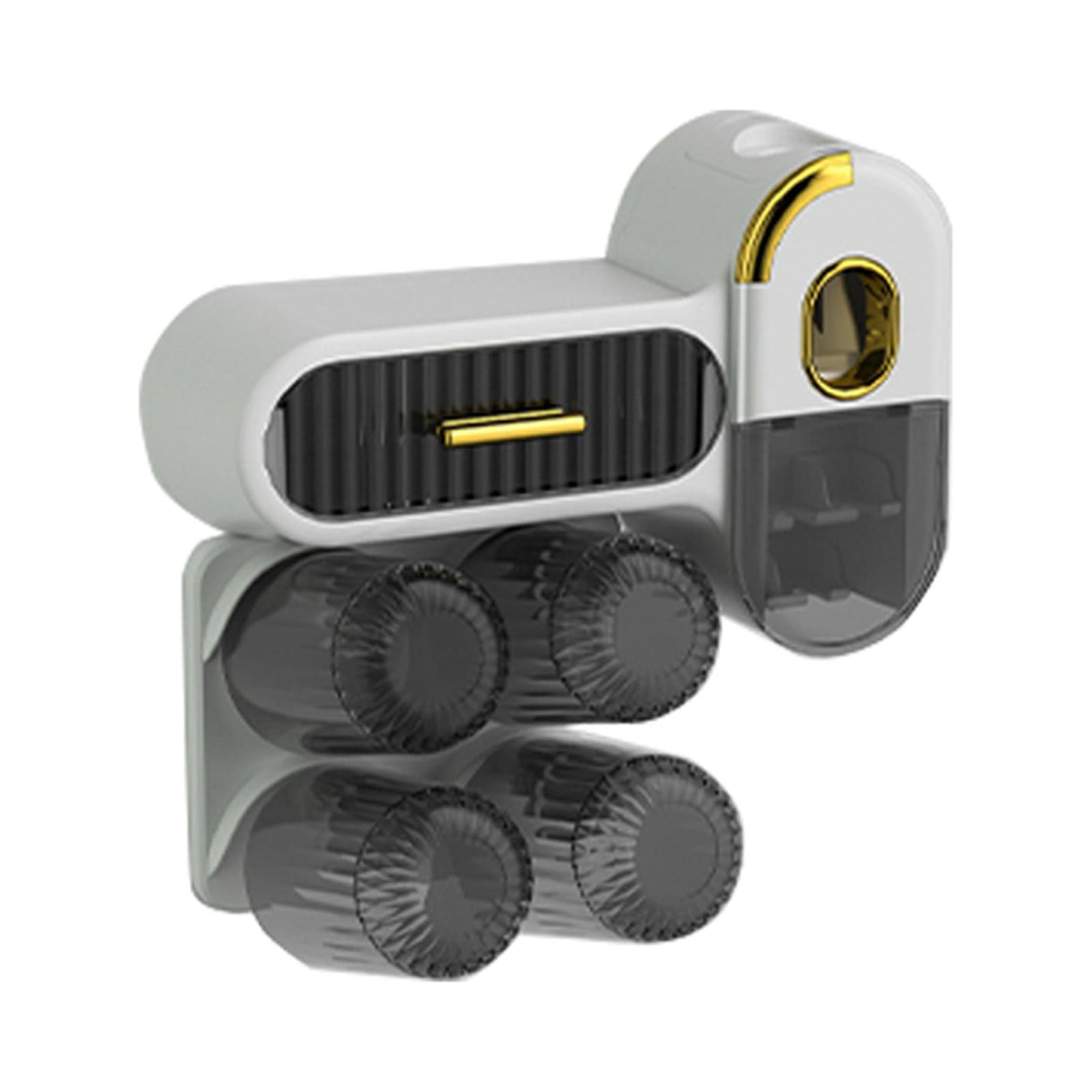 Kiplyki Flash Toothbrush Holder For Bathroom, Wall Mounted Toothbrush ...