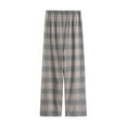 thumbnail image 1 of Kiplyki Flash Womens Sleepshirts Casual Brushed Homewear Pants Nightwear Long Plaid Pajamas Trousers, 1 of 2
